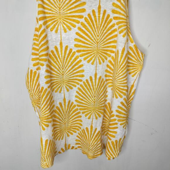 Joie 100% Linen Knit Tank Top Floral - Picture 3 of 9